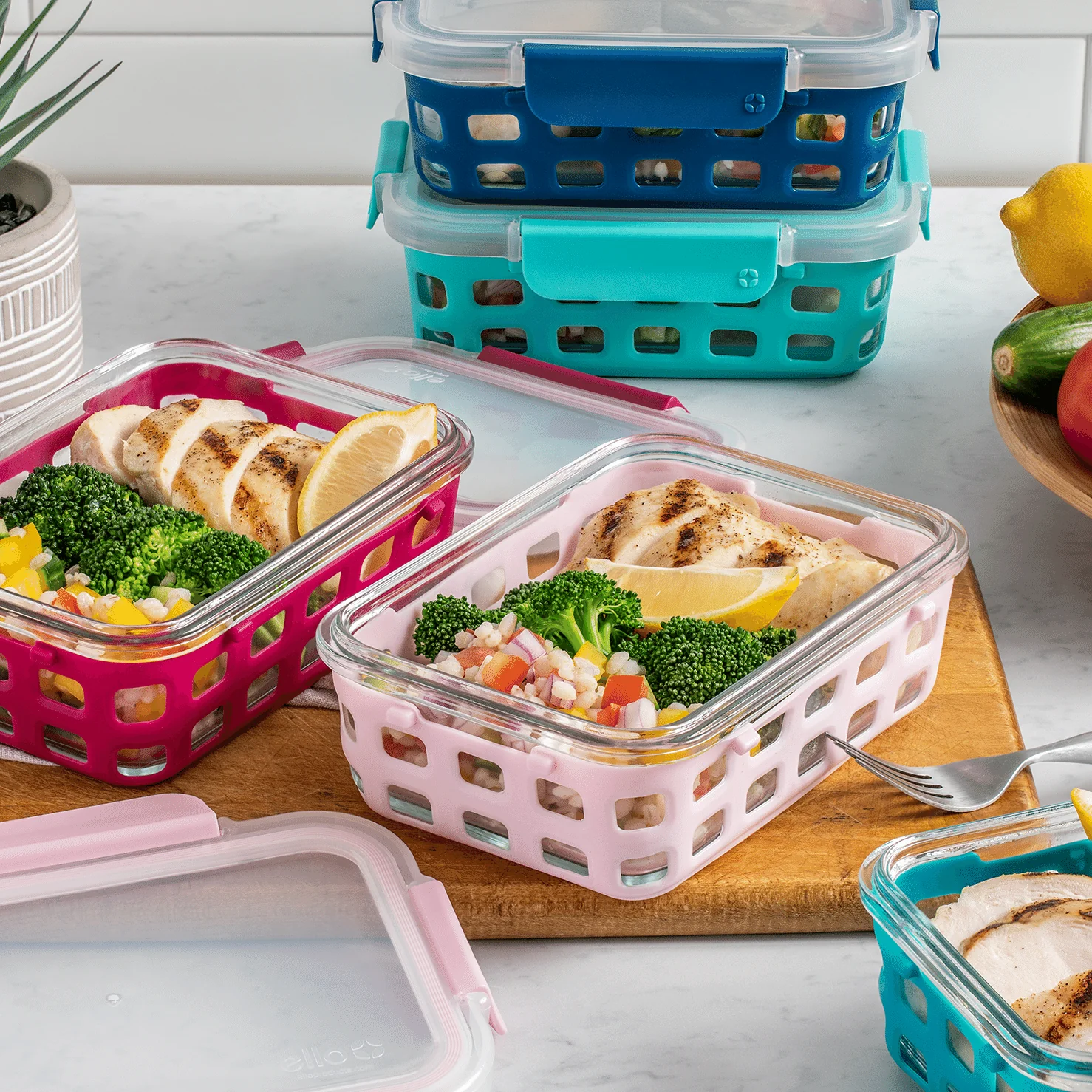 Duraglass? Meal Prep Containers, Set of 5 9 Duraglass? Meal Prep Containers, Set of 5