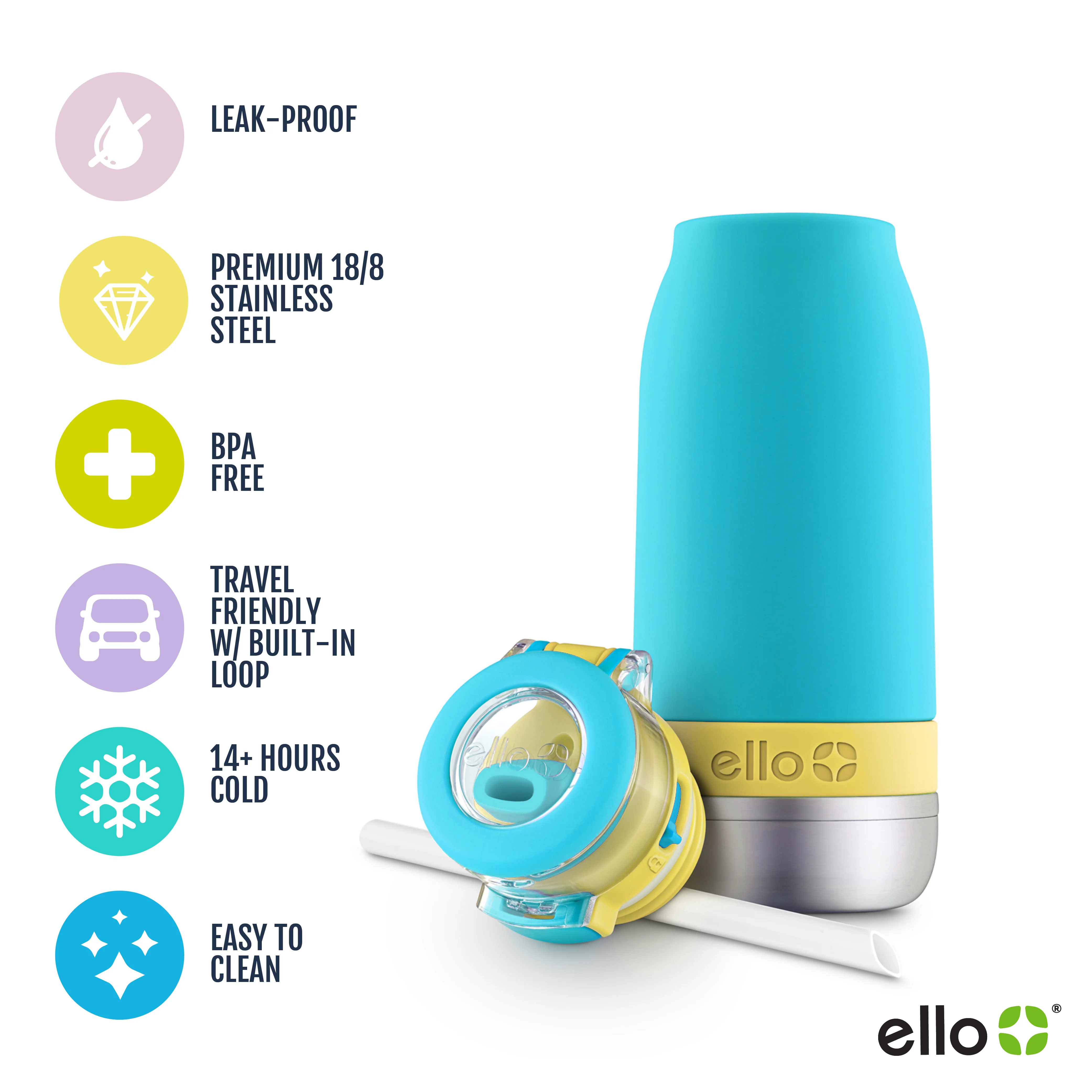 Emma 14oz Vacuum Insulated Stainless Water Bottle 10 Emma 14oz Vacuum Insulated Stainless Water Bottle
