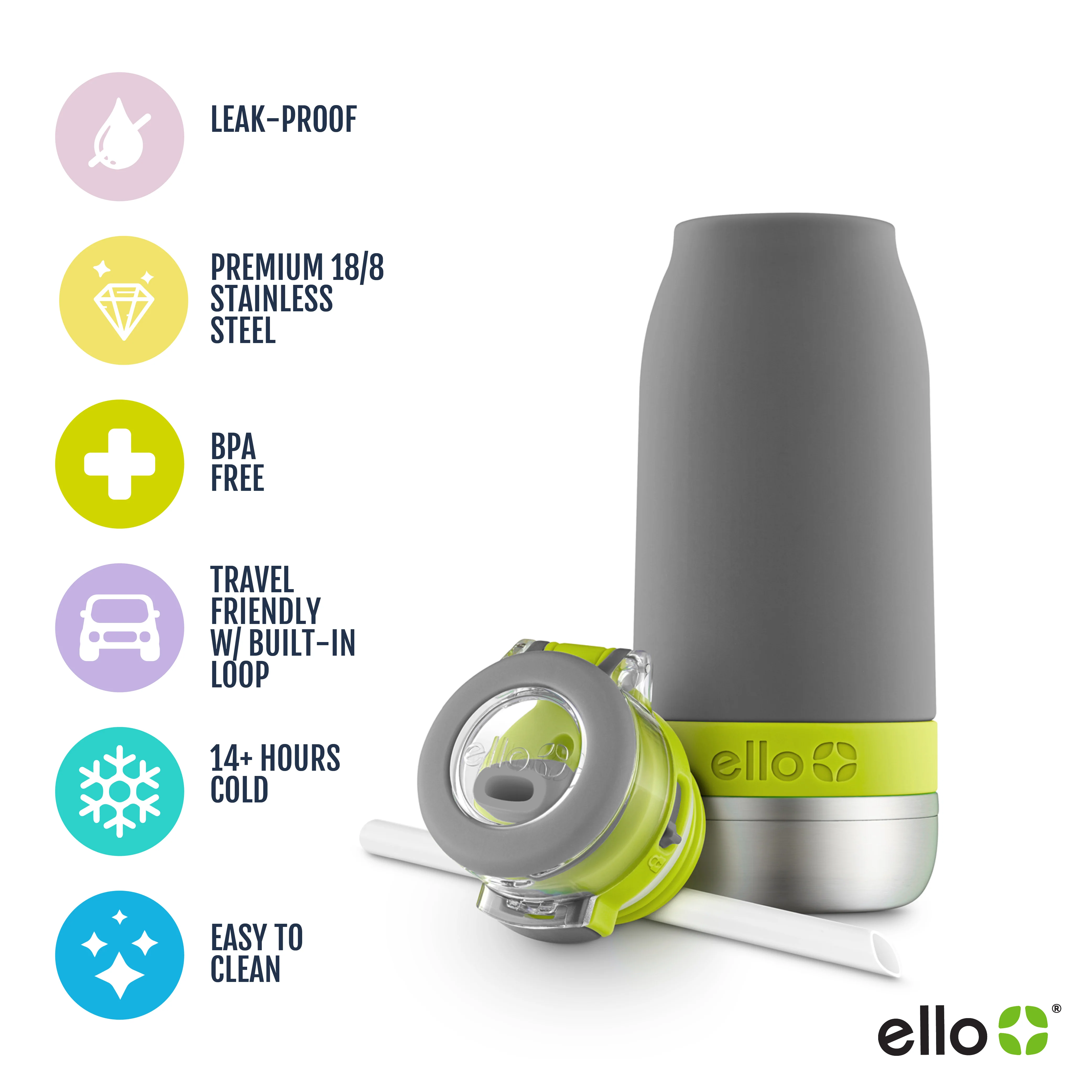 Emma 14oz Vacuum Insulated Stainless Water Bottle 30 Emma 14oz Vacuum Insulated Stainless Water Bottle