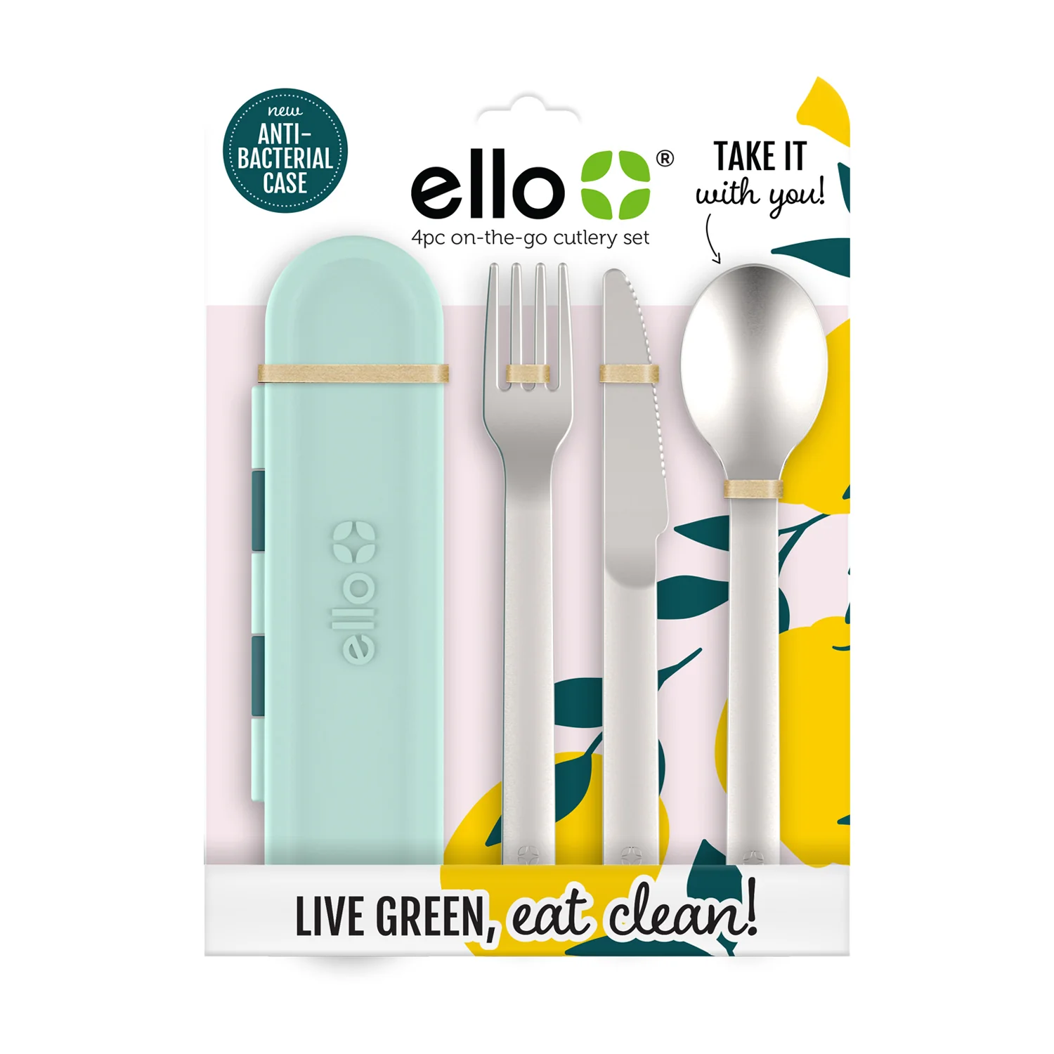 On-the-Go Cutlery Set 4 On-the-Go Cutlery Set