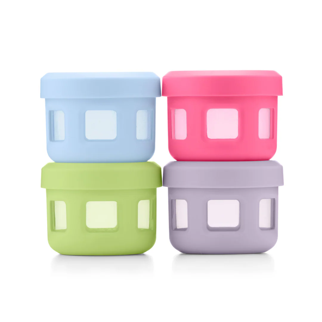 Plastic Condiment Containers, Set of 4 5 Plastic Condiment Containers, Set of 4