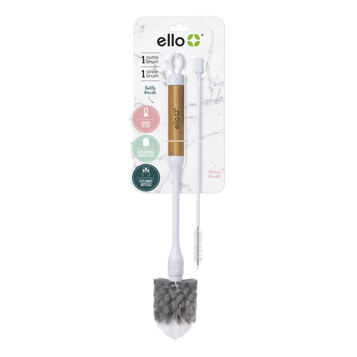 Bottle & Straw Cleaning Brush Set 3 Bottle & Straw Cleaning Brush Set
