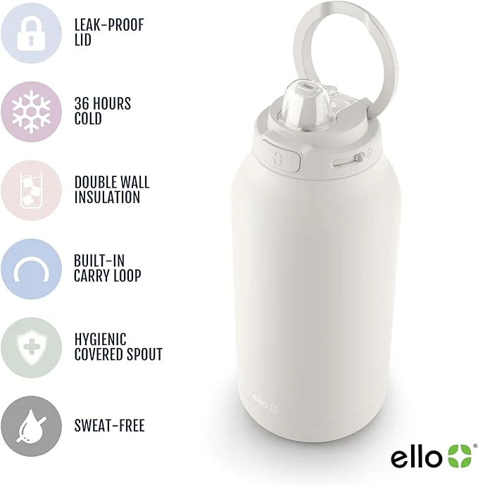Hydra Stainless Half Gallon Jug with Straw 32 Hydra Stainless Half Gallon Jug with Straw