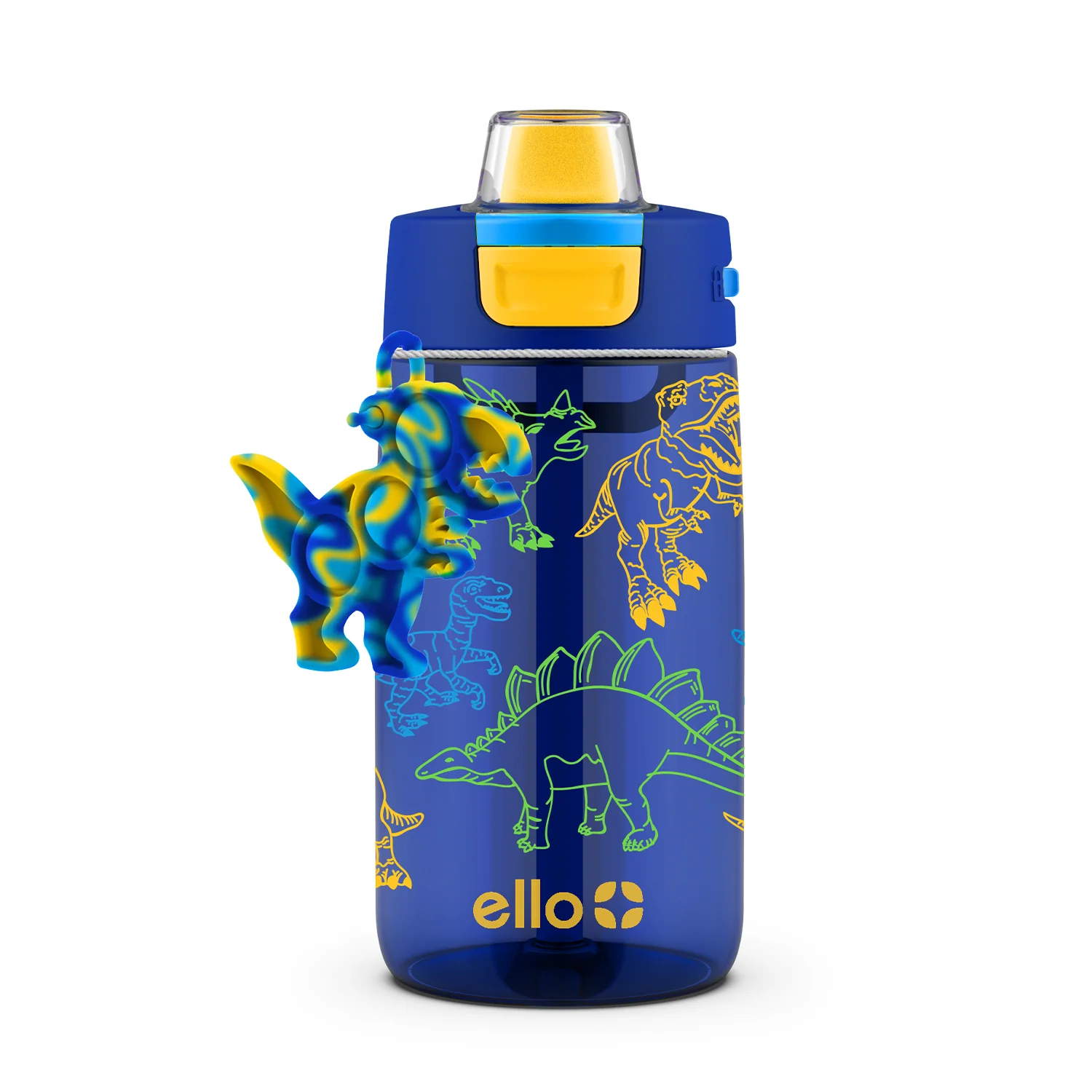 Colby Pop! 14oz Plastic Kids Water Bottle With Fidget Charm 5 Colby Pop! 14oz Plastic Kids Water Bottle With Fidget Charm