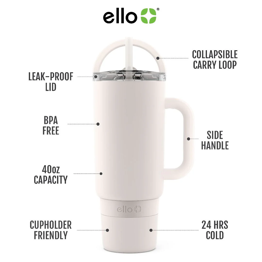 Port 40oz Stainless Steel Tumbler with Handle 36 Port 40oz Stainless Steel Tumbler with Handle