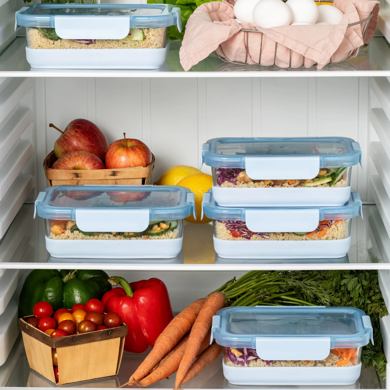 Ello Duraglass Refresh? Meal Prep Containers, Set of 5 7 Ello Duraglass Refresh? Meal Prep Containers, Set of 5