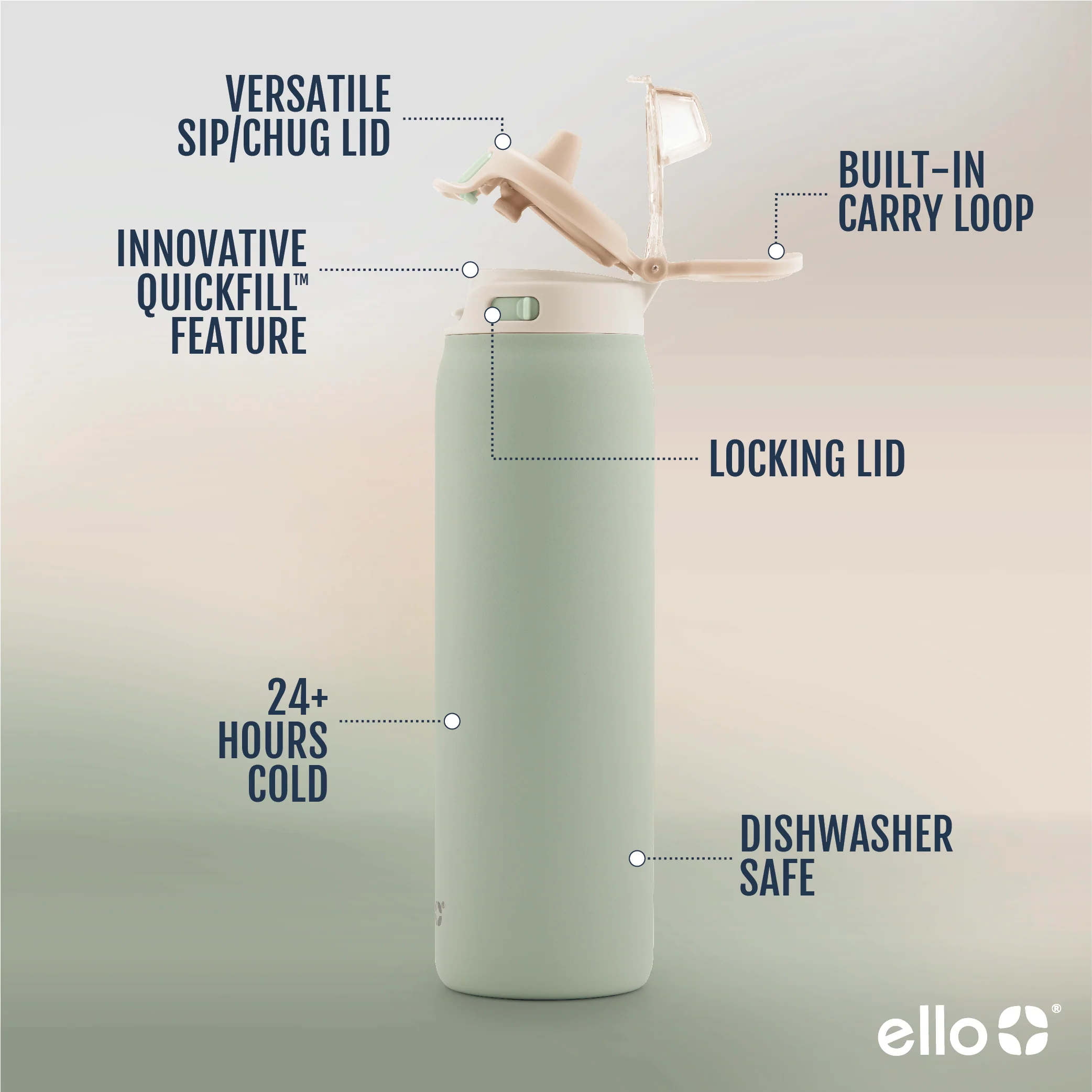 Pop & Fill Stainless Steel Water Bottle 11 Pop & Fill Stainless Steel Water Bottle
