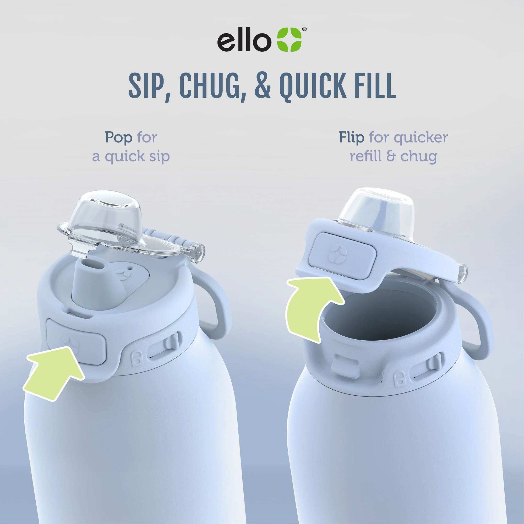 Pop & Fill Stainless Steel Water Bottle 33 Pop & Fill Stainless Steel Water Bottle