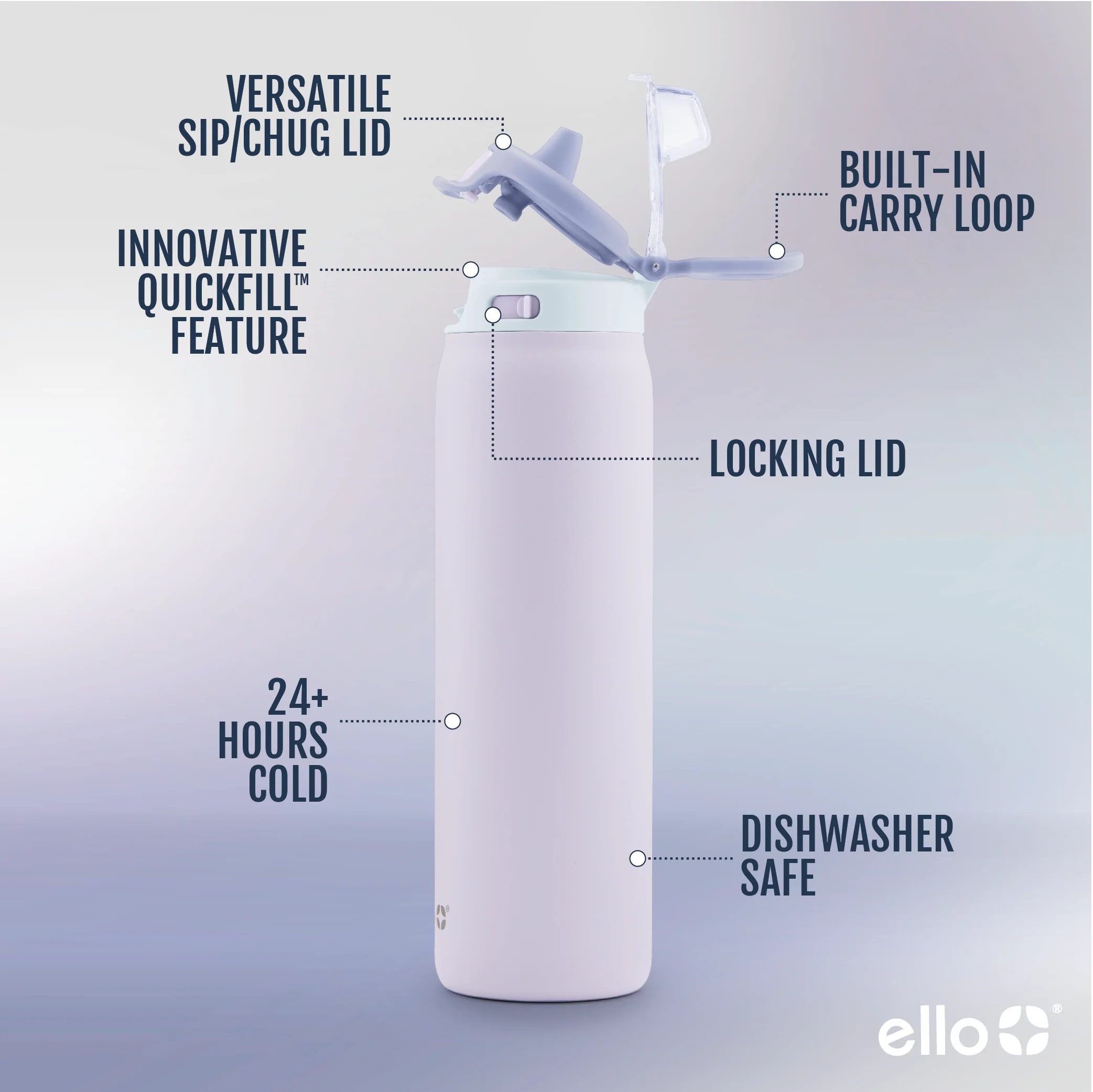 Pop & Fill Stainless Steel Water Bottle 52 Pop & Fill Stainless Steel Water Bottle