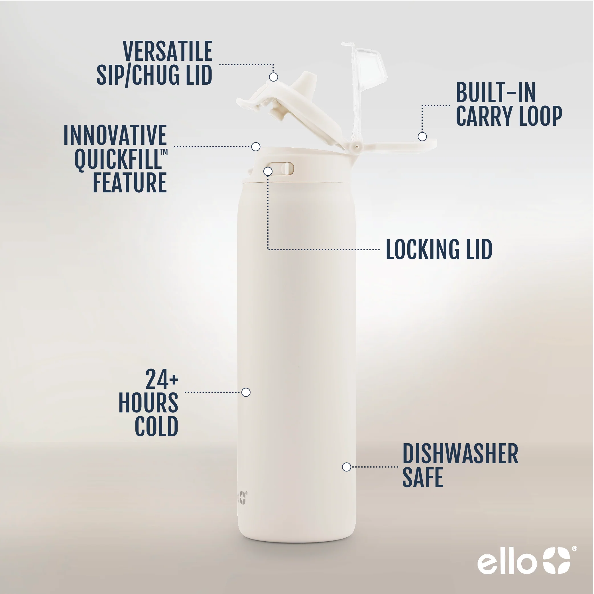 Pop & Fill Stainless Steel Water Bottle 55 Pop & Fill Stainless Steel Water Bottle