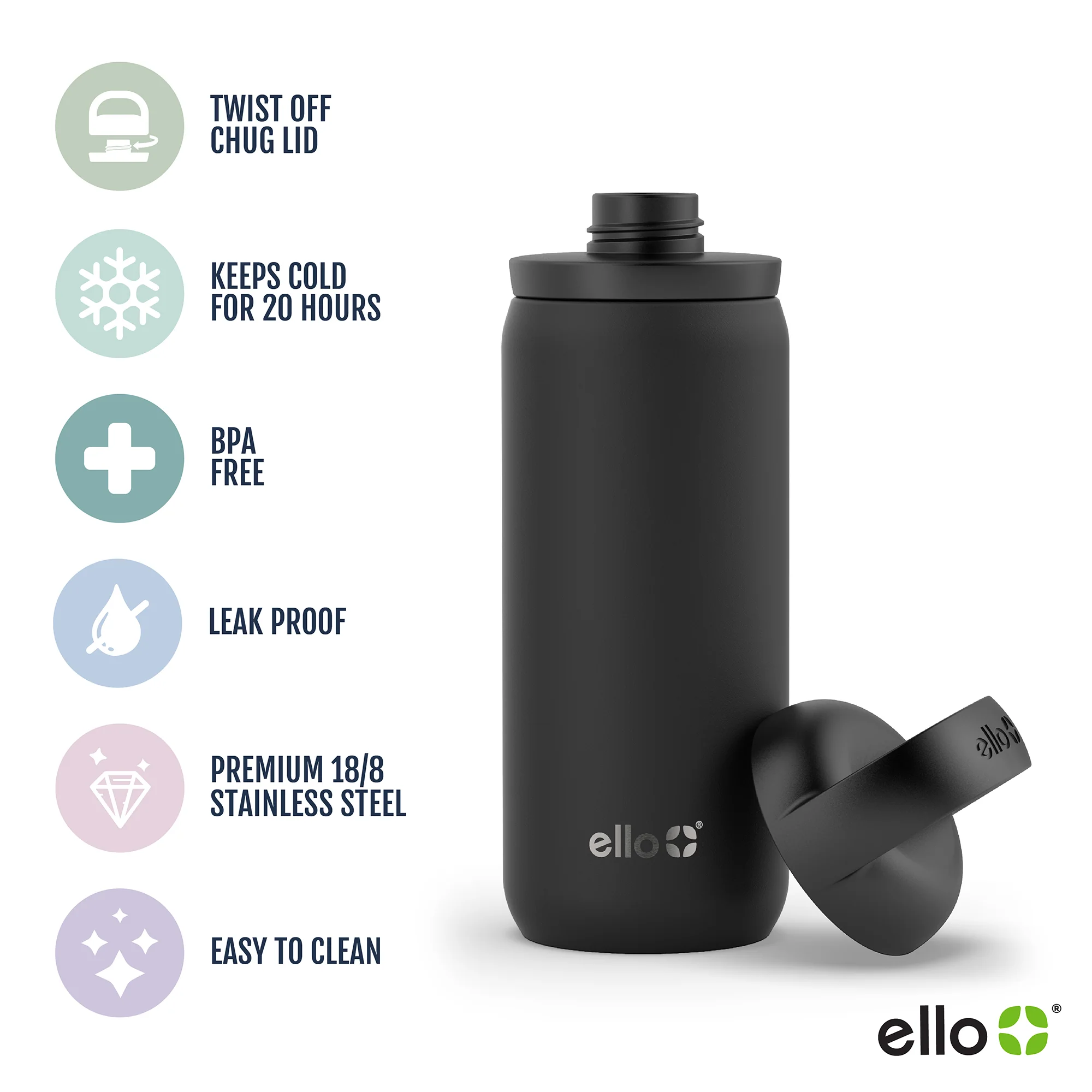 Cooper Twist Stainless Steel Water Bottle 62 Cooper Twist Stainless Steel Water Bottle