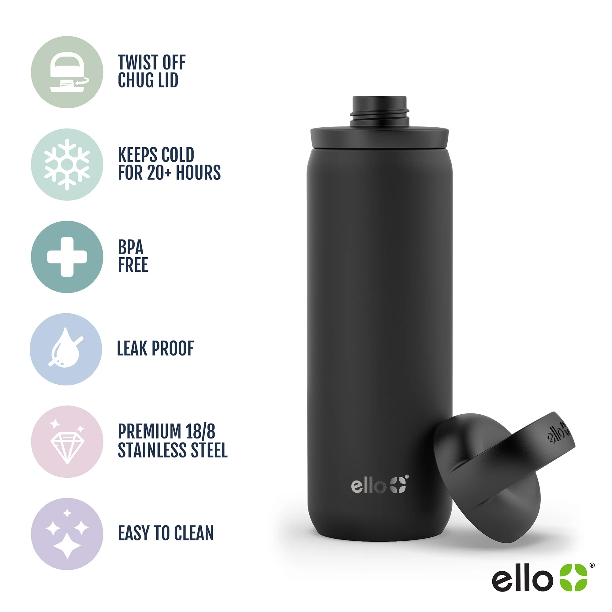 Cooper Twist Stainless Steel Water Bottle 83 Cooper Twist Stainless Steel Water Bottle