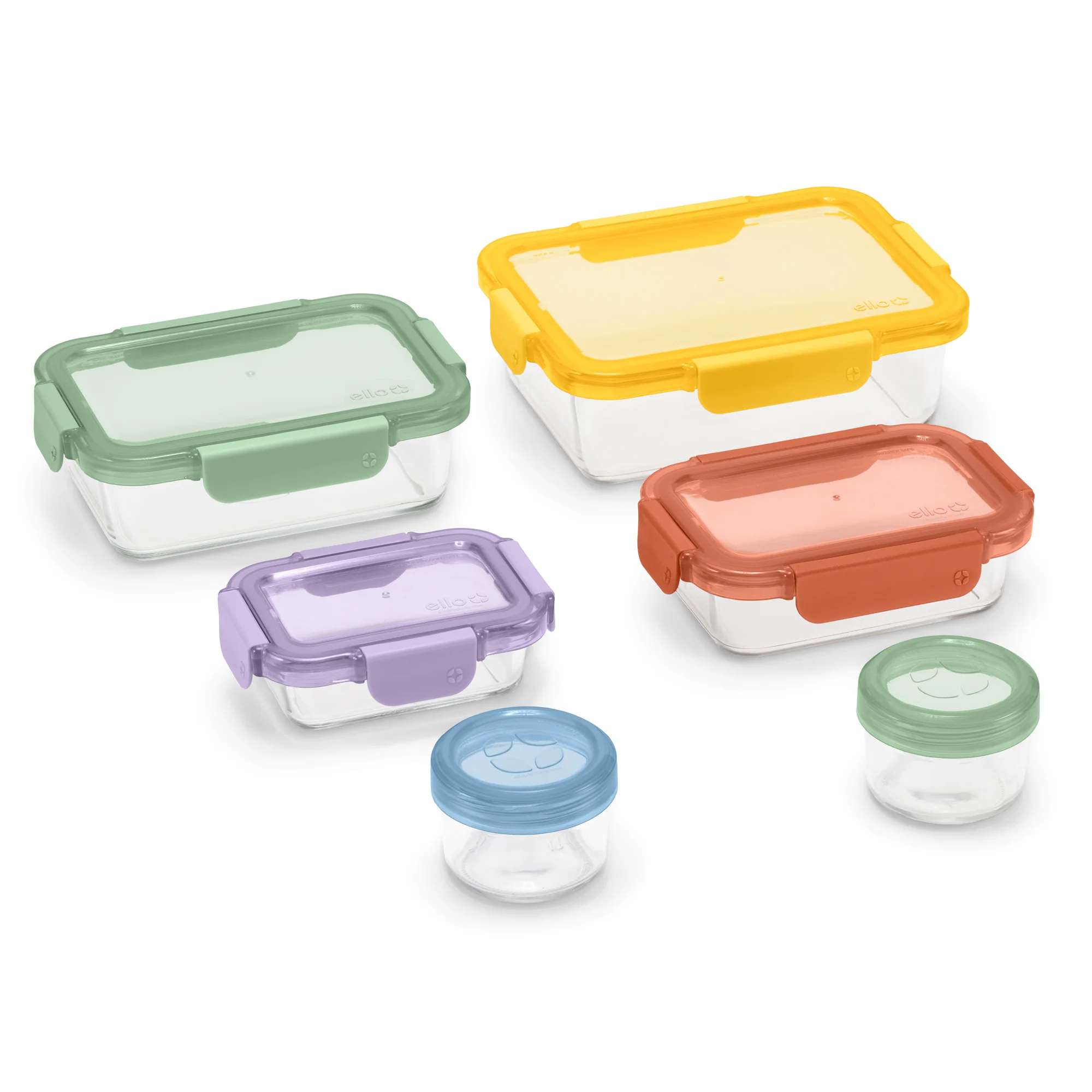 Color Lock? Glass 12pc Mixed Meal Prep Set 4 Color Lock? Glass 12pc Mixed Meal Prep Set