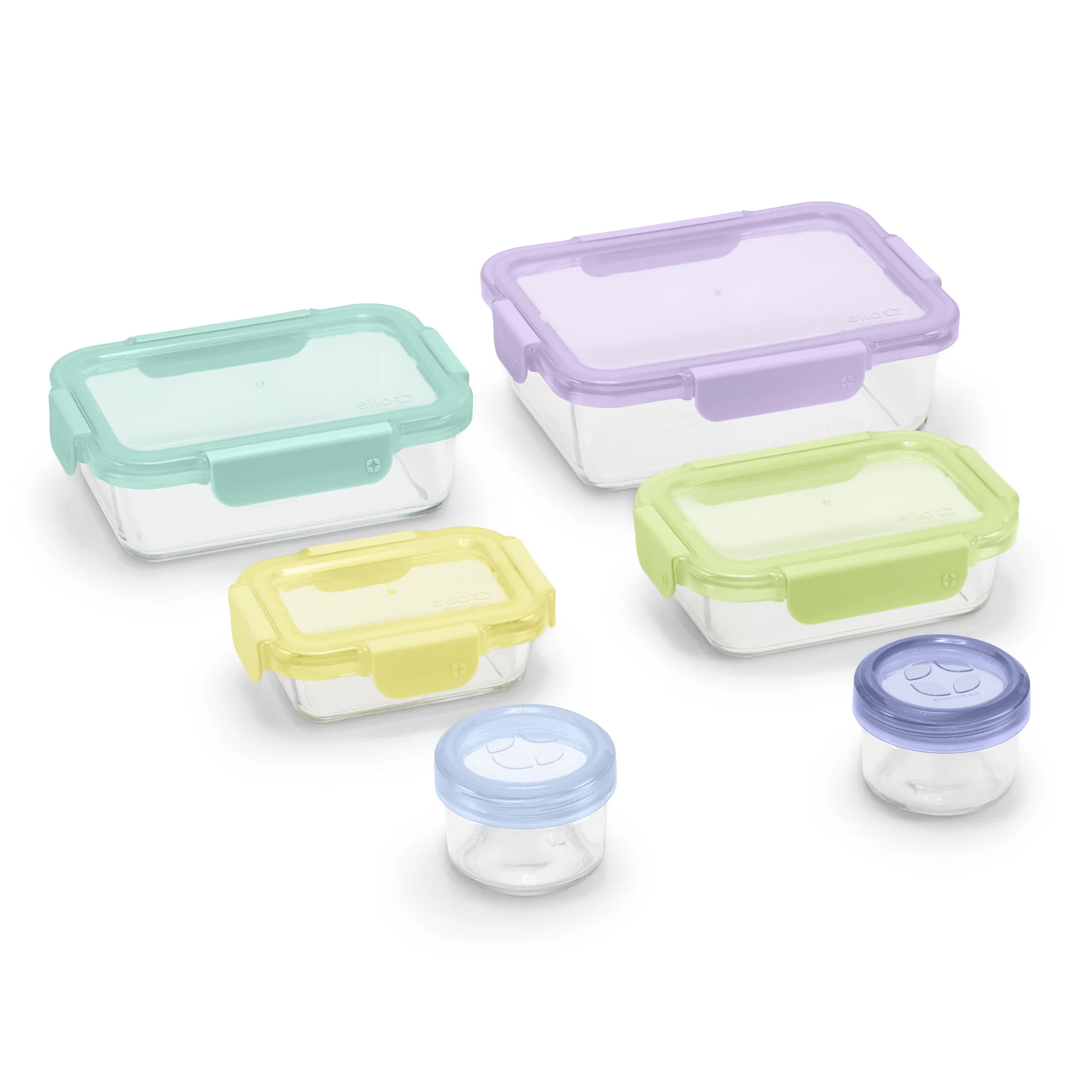 Color Lock? Glass 12pc Mixed Meal Prep Set 8 Color Lock? Glass 12pc Mixed Meal Prep Set