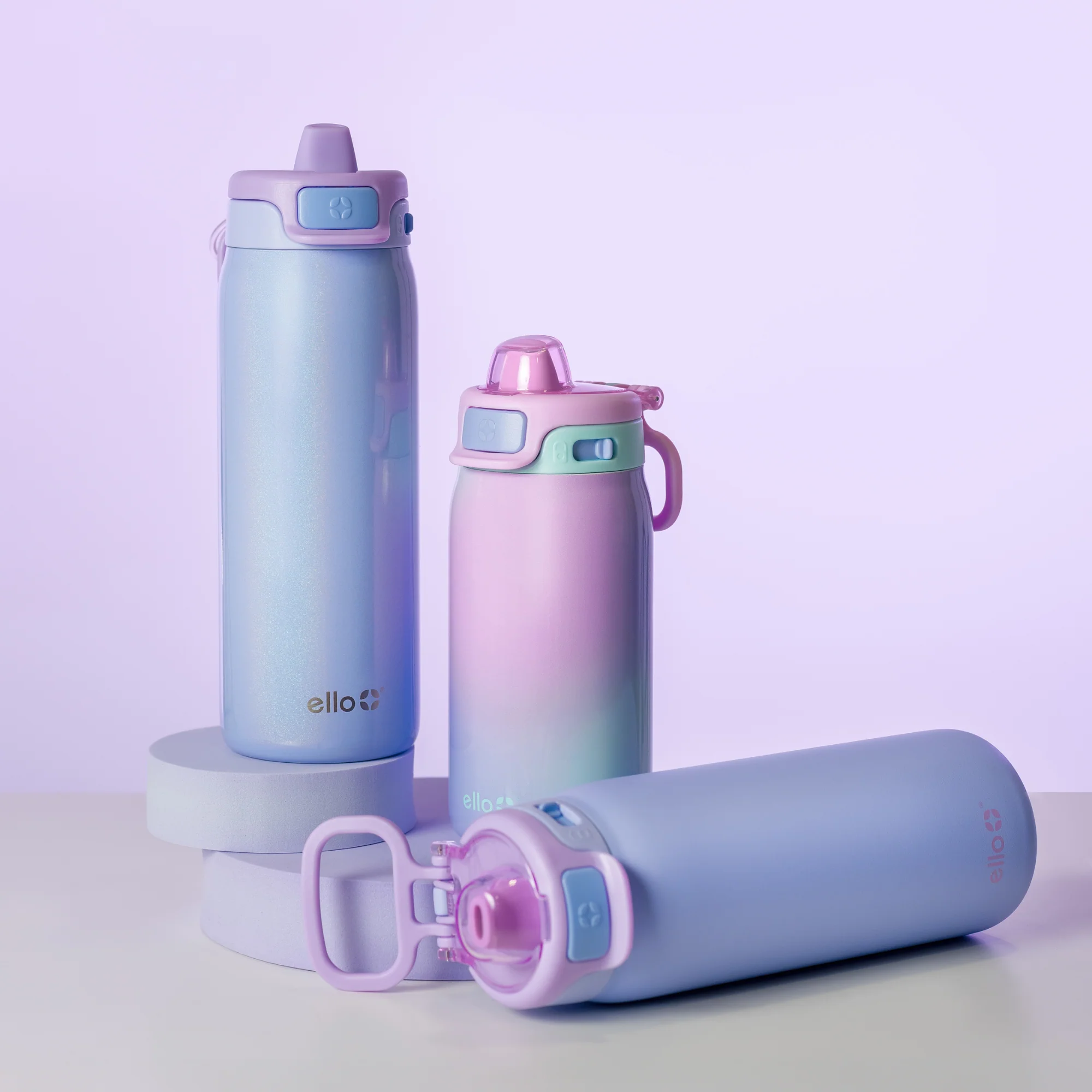 Pop & Fill Toddler Water Bottle - 12oz, Stainless Steel